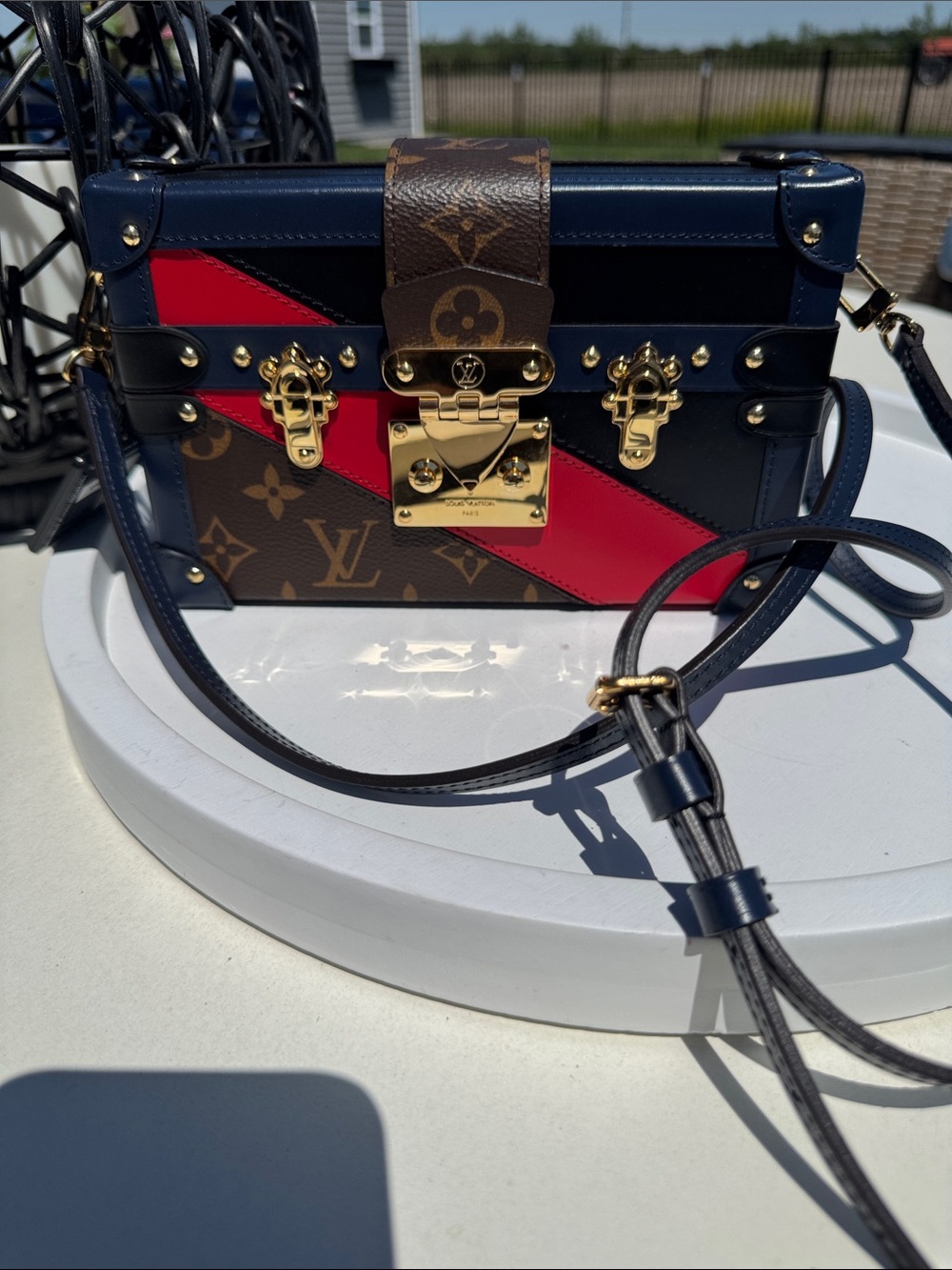 Louis Vuitton Monogram Petite Malle Bag